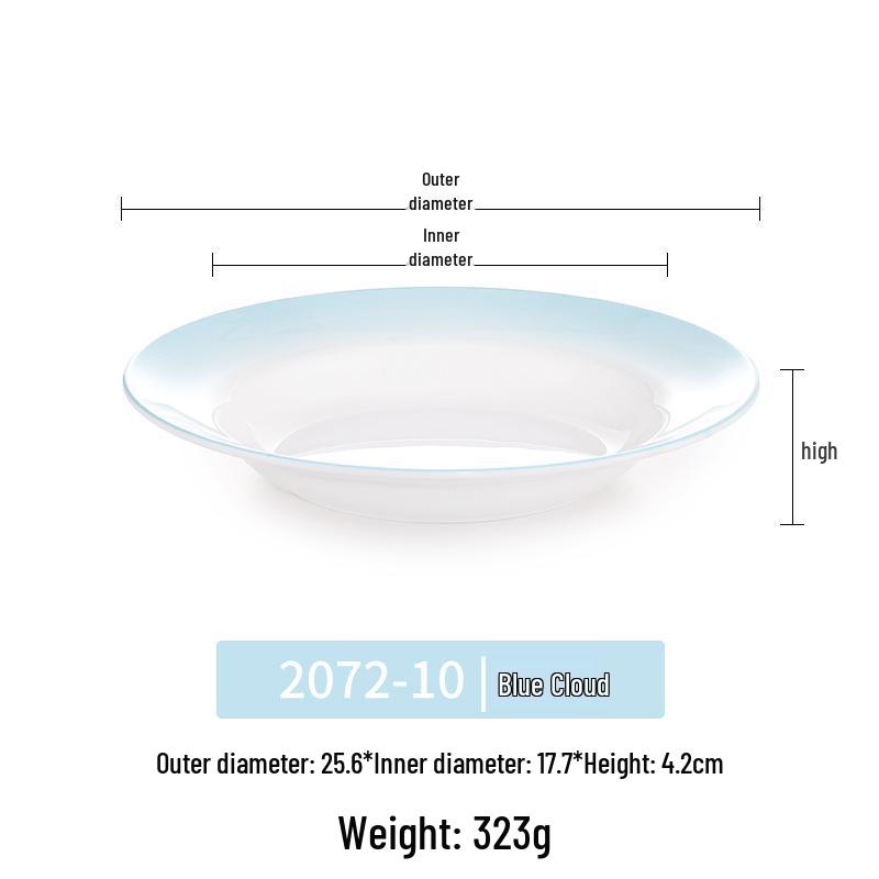 Okrągły talerz melaminowy - Naczynia stołowe inspirowane porcelaną dla restauracji i hoteli, Idealny do kuchni zachodniej