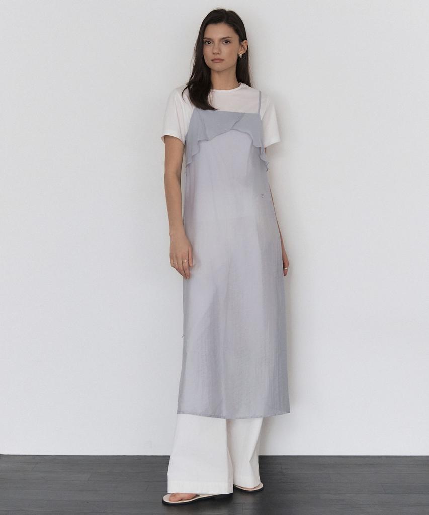 Artid See-Through Layered Sleeveless Dress_2 Colors
