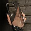 Luxury Transparent Glitter Bling Case For iPhone 11 12 13 14 15 16 Pro Max X XR XS 7 8 Plus Clear Soft Shockproof Bumper Cover