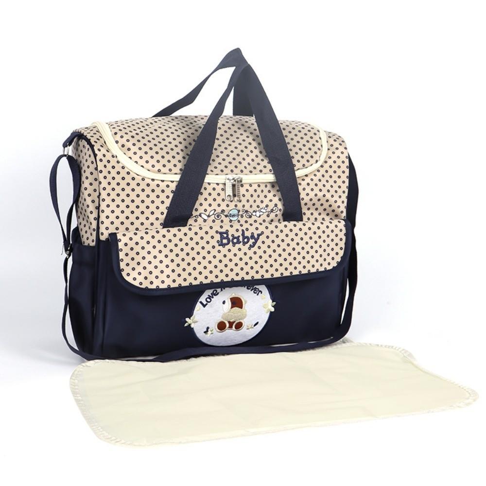 5 Stück/Set Multifunktionale Mommy Bag Wasserdichte Umhängetaschen Neue Baby Wickeltasche Mutter Baby