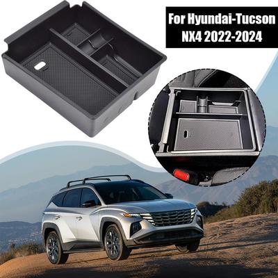 For Hyundai Tucson NX4 21-24 Automotive Center Console Interior Organizer ABS Decoration Tools Tray Automotive Organizer Bo V4R5