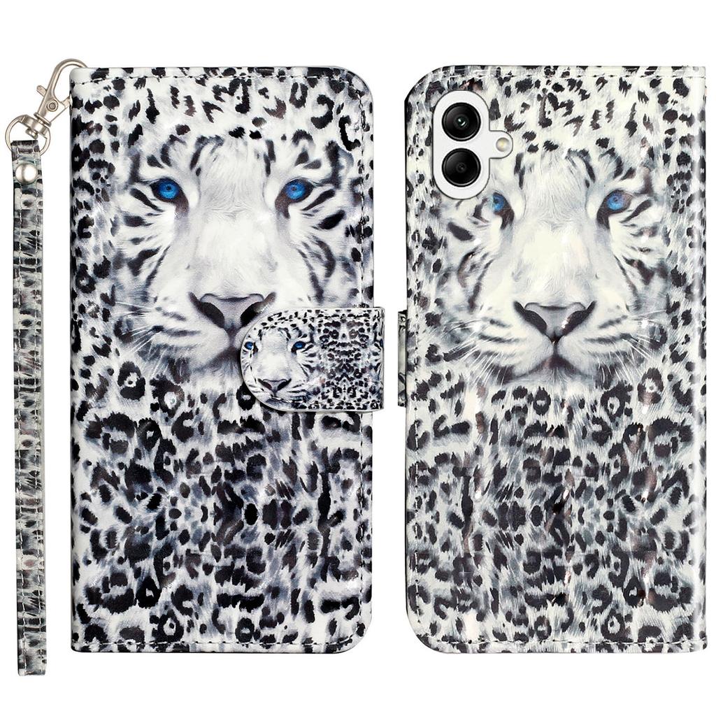 Für Samsung Galaxy A06 4G Hülle 3D Muster Bedruckte Telefon Leder Handyhülle