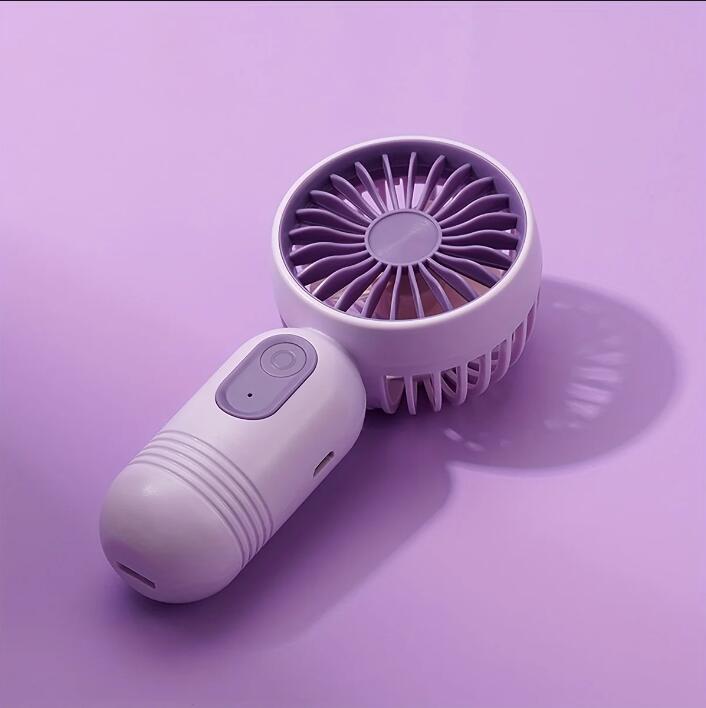1PC  USB Rechargeable Mini Portable Fan, Three speed-Lightweight Handheld Fan Keeps Cool Anytime, Anywhere!