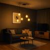Pendant Ceiling Lamp Arane Spider 5 Arms For Led 5X E27 Lumiled