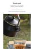 Koman BKSW-1 Portable Stainless Steel Camping Kettle and Tea Infuser for Outdoor Cooking and Boiling Water