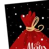 Banner Christmas Decorative Garden Flag Linen Ornament Accessories Courtyard