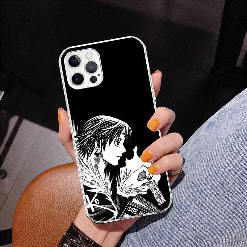 Black White Hunter X Phone Case For iPhone 17 Air 16 Pro Max 16E 15 + 14 Plus 11 12 13 Mini 7 8 SE Gift Print Cover Fundas 16 Pr