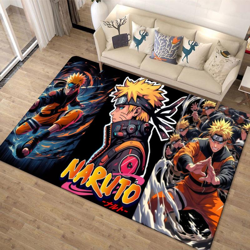 Anime Narutos Carpet Rug for Living Room Bedroom Home Sofa Decoration,Kids play Non-slip Floor Mat
