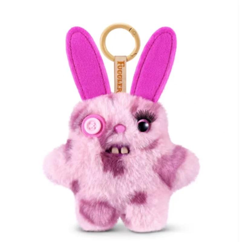 FUGG Baddies Keychain Blind Box Plush Toy Annoyed Alien Ugly Monster Stuffed Peluche Doll Gifts