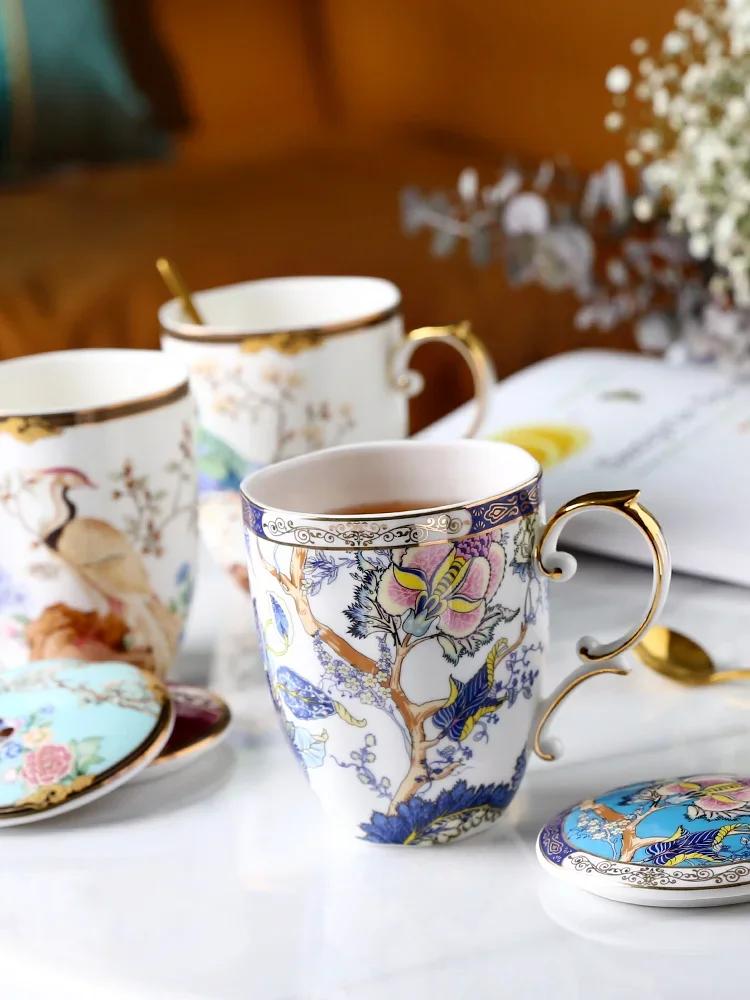 Ceașcă de cafea din porcelană în stil chinezesc ceașcă de ceramică de mare capacitate ceașcă de cuplu cu personalitate de mare valoare cadou creativ