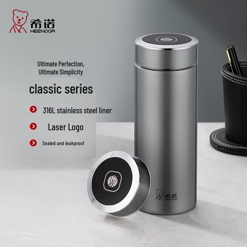 Heenoor Men s Business Portable Stainless Steel Thermos Cup