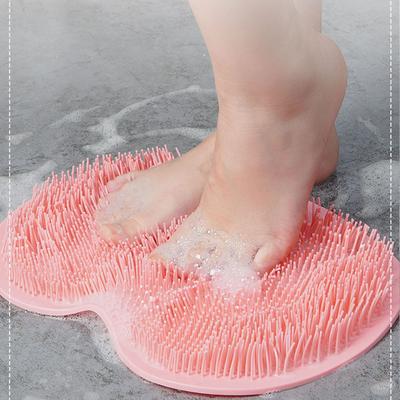 Foot Rubbing Floor Mat Bathroom Exfoliating Shower Massage Scraper Foot Mats Bathtub Non-Slip Bath Mat Body Cleaning Tools