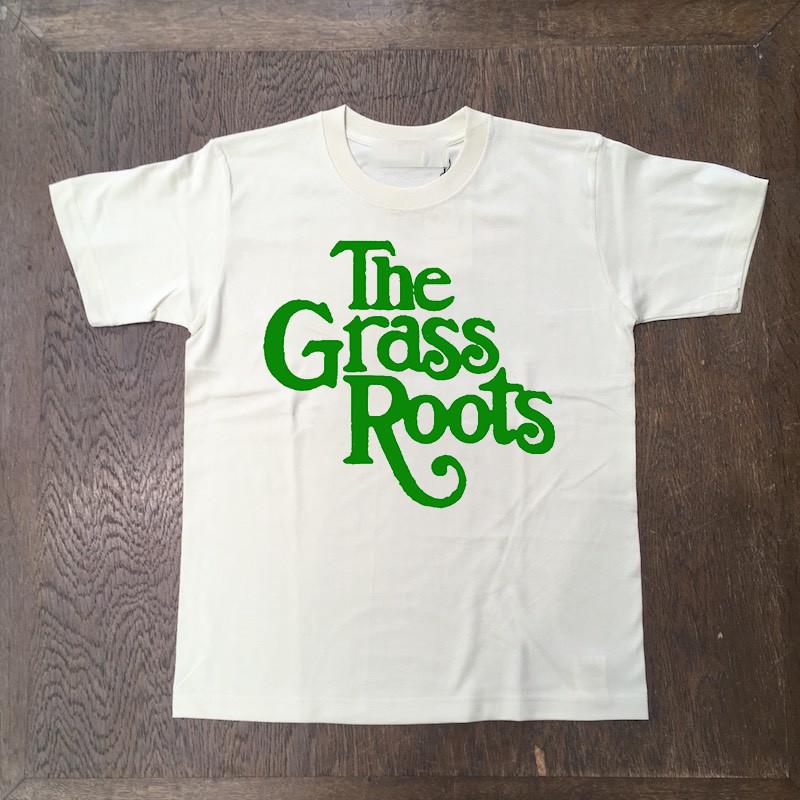 The Grass Roots Band Basic Logo White Cotton T Shirt  Unisex T-Shirt S