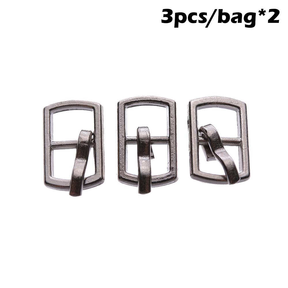 3/6 Stück/Beutel 4,5/5,5 MM Mini Ultra-kleine Dreifach-Gurt Schnalle Puppen Taschen Schnallen DIY Puppen Knöpfe Schuhe Haus DIY Bastelbedarf