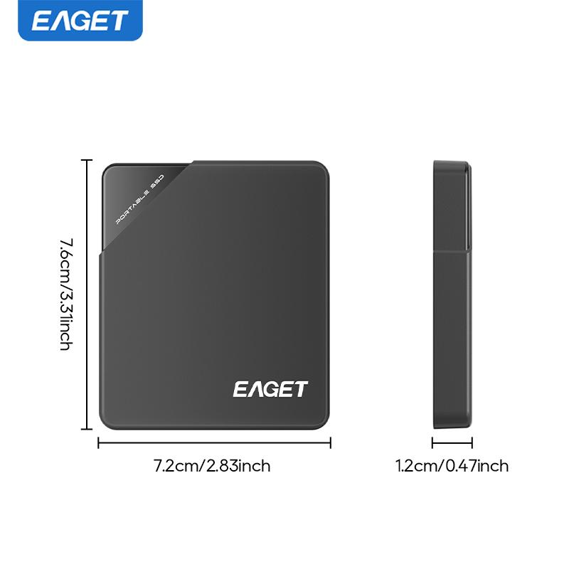 Unitate Portabilă Solid State, USB-3.2 SSD-Drive Stocare Date Type C+USB A Unități Solid State Rapide pentru Iphone 16/ 15/ Android/ Windows/ Mac Tv, Table