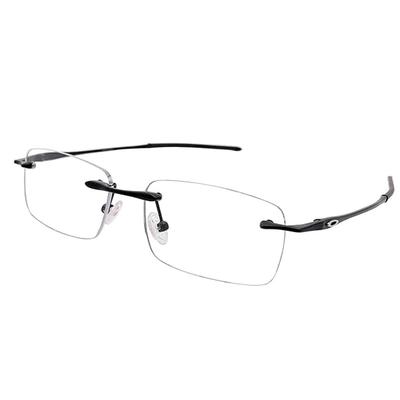 RSINC Rimless Frame/EyeglassFor Men And Women, Modern,  Matt Finish Black Black BR-1| 003113 53-18-135 N1 OA -  003113 Black Black