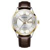 Gu Ba Sen Men's Waterproof Luminous Imitation Mechanical Watch with Calendar