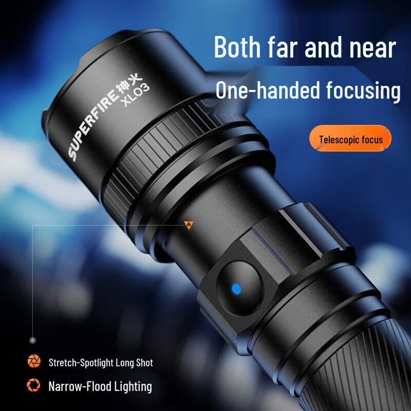 SupFire Portable LED Rechargeable Flashlight