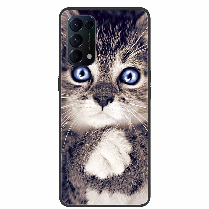 Funda Für OPPO A74 Telefon Fall Abdeckung Schwarz Silikon Weiche Rückseitige Abdeckung Fall Für OPPO A74 F19 A54 Fall Coque für OPPO A74 EINE 74 Fall