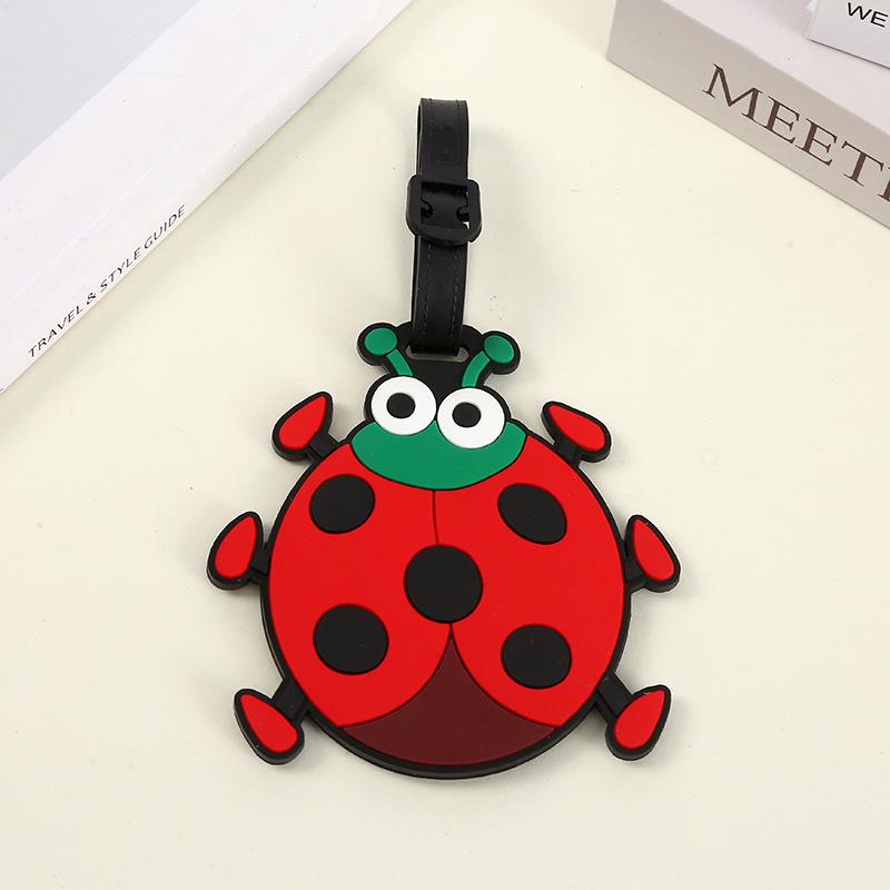 Cartoon Animal Silicone Luggage Tags Creative Cute Luggage Tag Suitcase Tag Anti Loss Hanging Small Pendant Travel Accessories