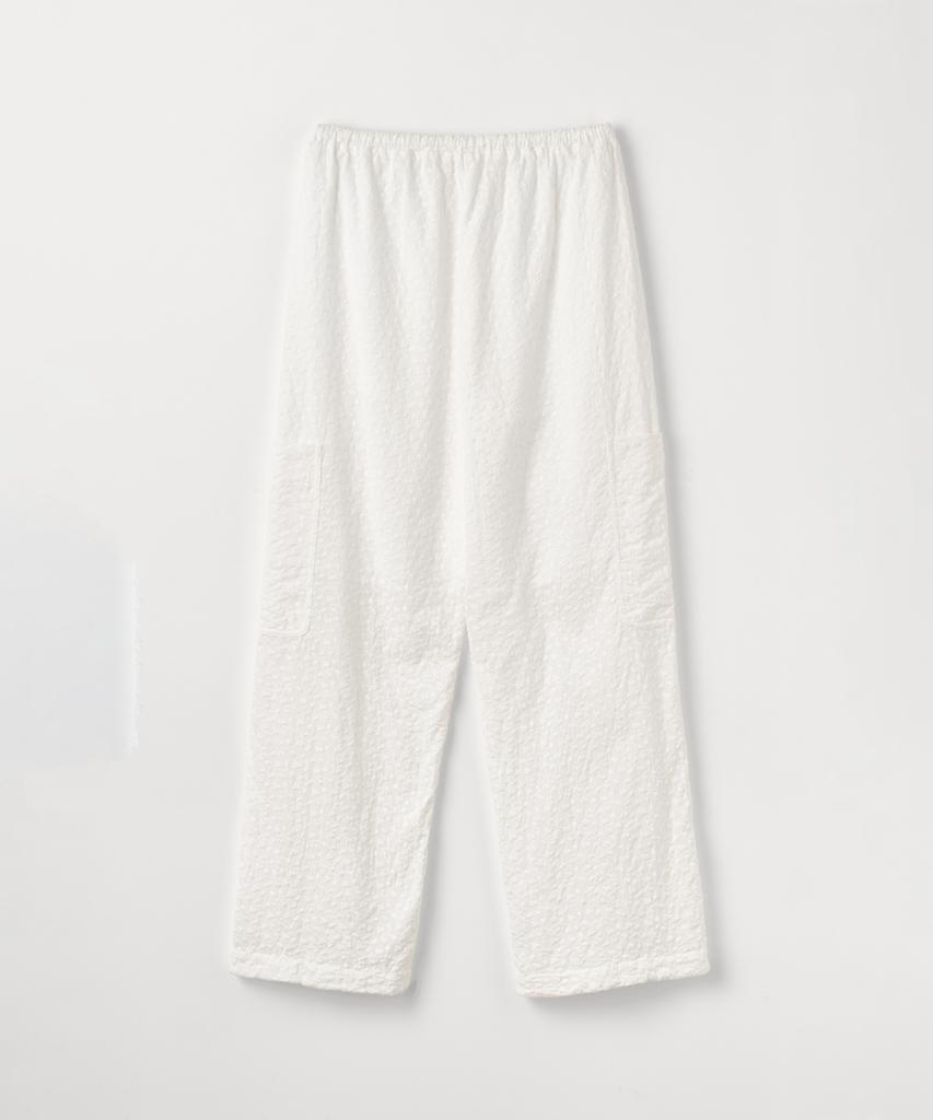 Selliteiljeu Eyelet Pocket Wide Pants_White
