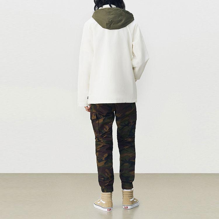 Vans Utility Mehrfach-Taschen Kapuzenjacke Herrenjacken Off-White VN0A54KFFS8