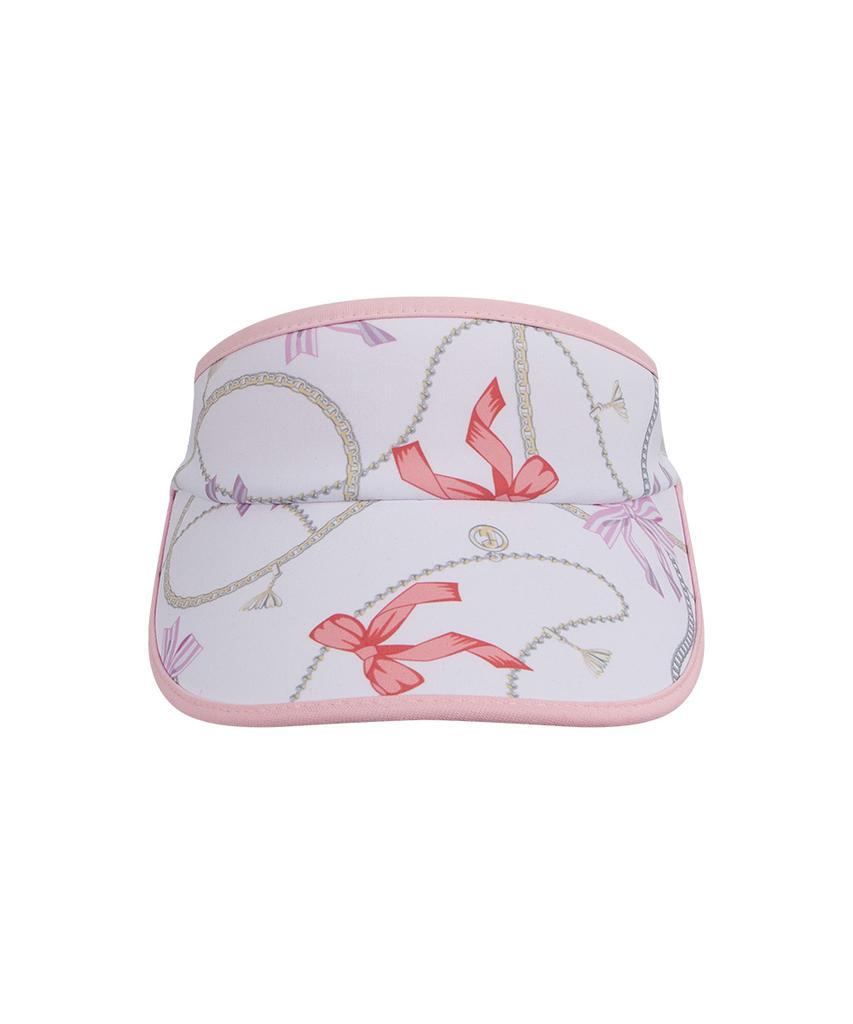 CHUCUCHU Ribbon Visor (Flower Pink) Cbfss-Vht002W