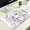 High-End Anime Style 2D Mouse & Keyboard Desk Mat with Cool Gaming Design