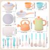 RUIDYA Pretend Play Kitchen Set - Toy for 2-3 Year Olds - Educational Toy - Includes Kitchen Utensils, Pots & Pans, Cooking Utensils, and Afternoon