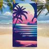 Summer Tropical Palm Tree Absorbent and Quick-drying Beach Towel Microfiber Yoga Swimming Beach Towel Printed Seaside Bath Towel
