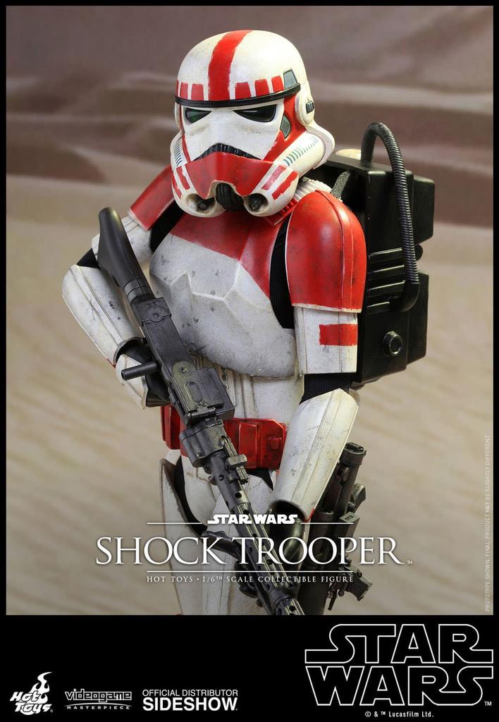 Videohra Mistrovské dílo Star Wars Battlefront Shock Trooper Scale Plastová malovaná pohyblivá figurka 1/6