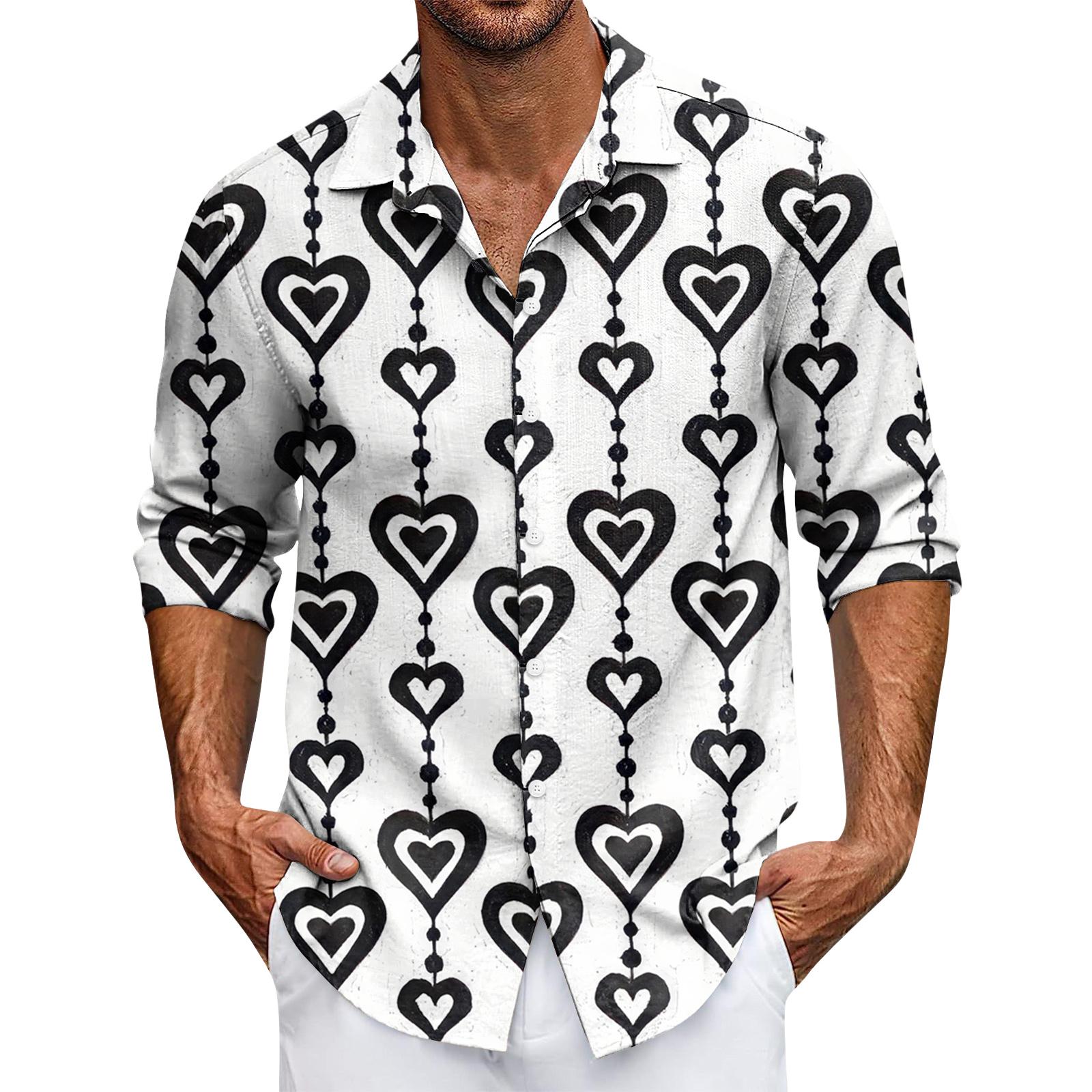 

Men s Casual Button-Down Long-Sleeve Shirt M