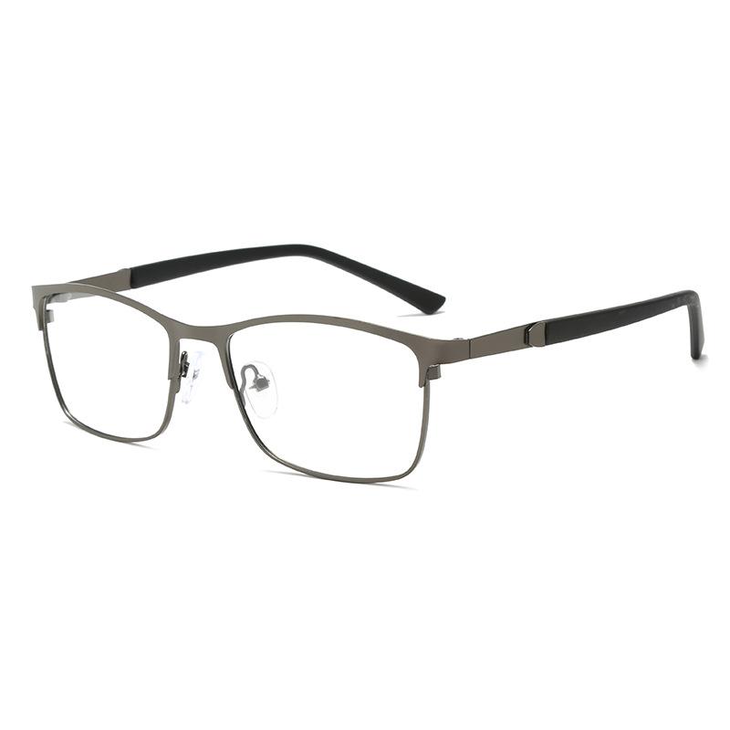 Photochromic Men Glasses Women Metal Square Color Change Computer Eyeglasses Outdoor fishing Eyeglasses