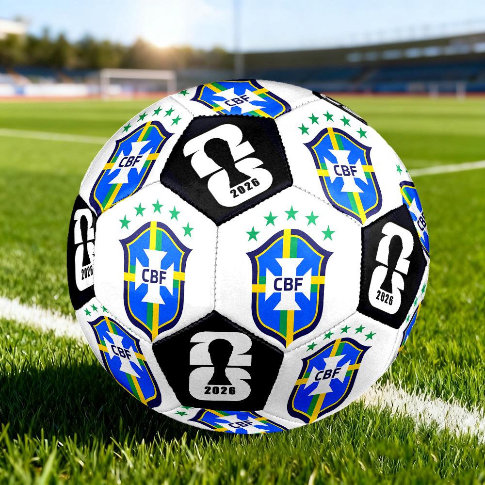 1pc Brazilian Size 5 Soccer Ball Professional Match Training Football Indoor &Outdoor Sports Ball Club Training Ball Lightweight Durable Y21