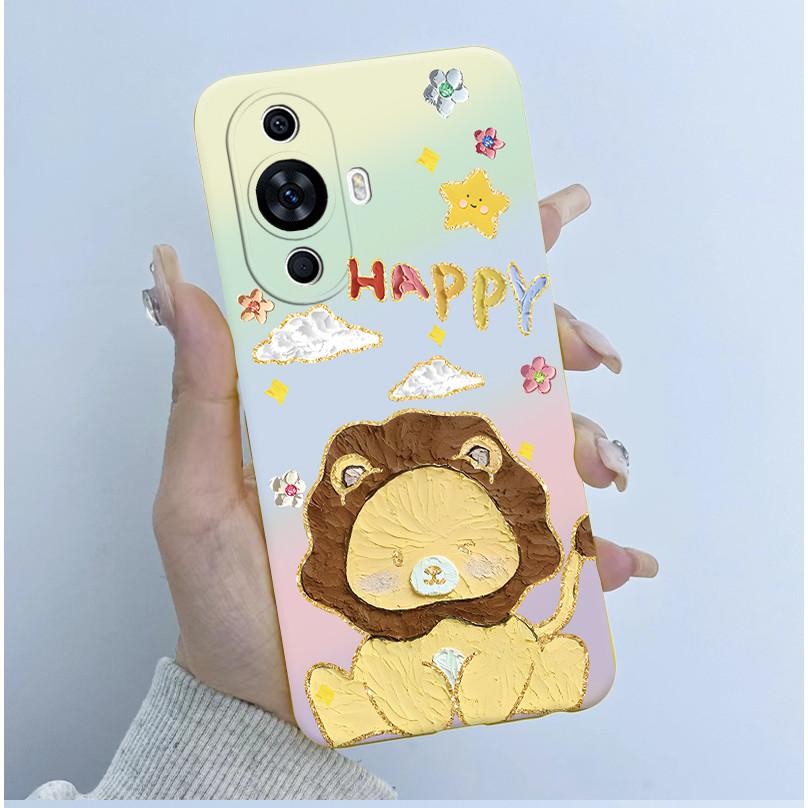 For Huawei Nova 12s Case Soft Silicone TPU Cute Panda Astronaut Cover for Huawei Nova 11 Pro Ultra Nova12S FOA-LX9 Coque Fundas