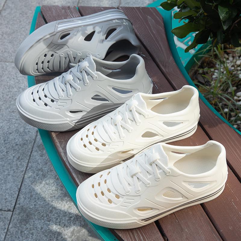 Yazlık Unisex Hafif EVA Sabo Ayakkabı: Plaj, Sürüş ve Serin Kapalı Burun Terlik Sandaletler