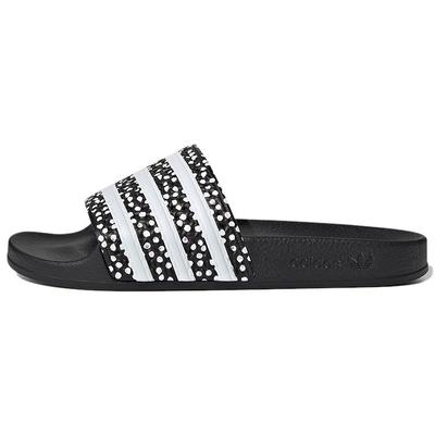 Adilette Slide Polka-Dot Women Sneakers Black Core-Black Core-White FX5923
