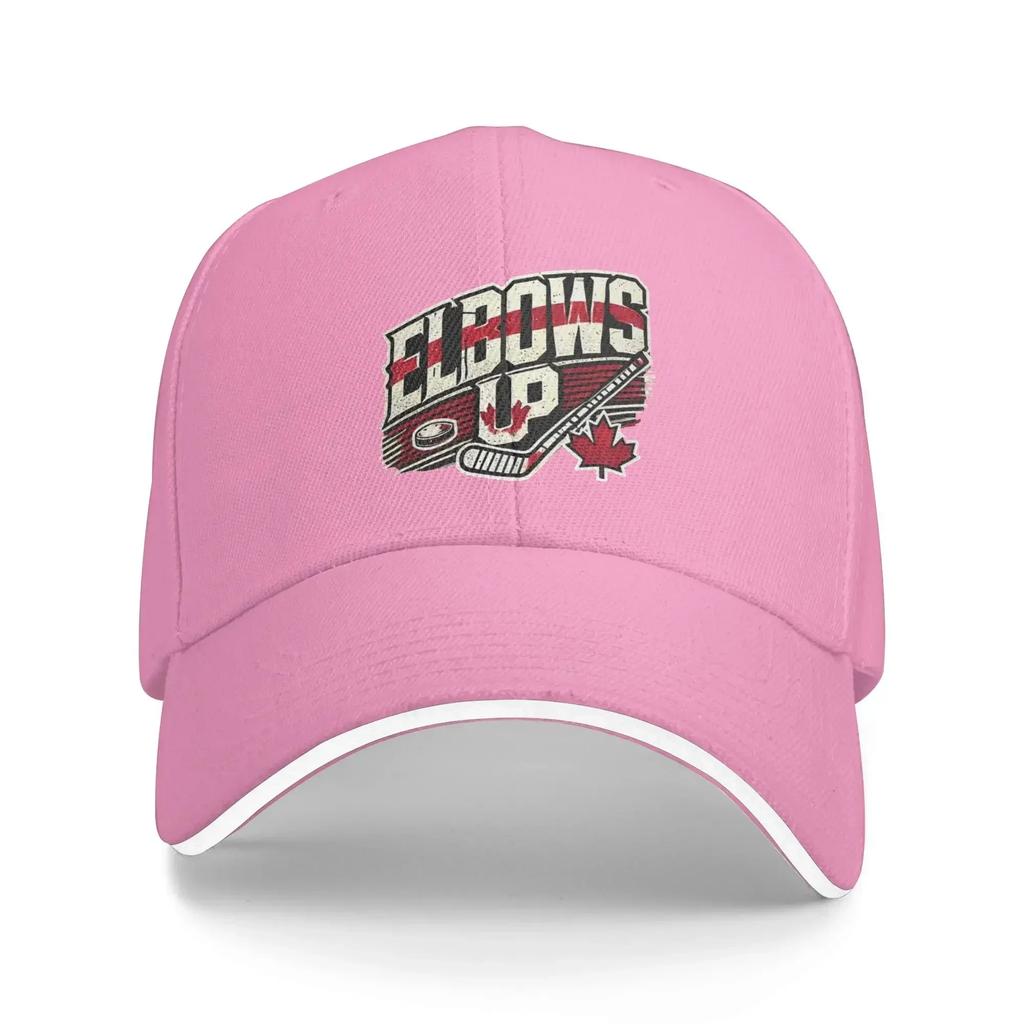 Summer Canada Elbows Up Baseball Cap A Signal for Canadians Kpop Rock yk Retro Print Sun Trucker Hat Unisex Women Snapback Cap