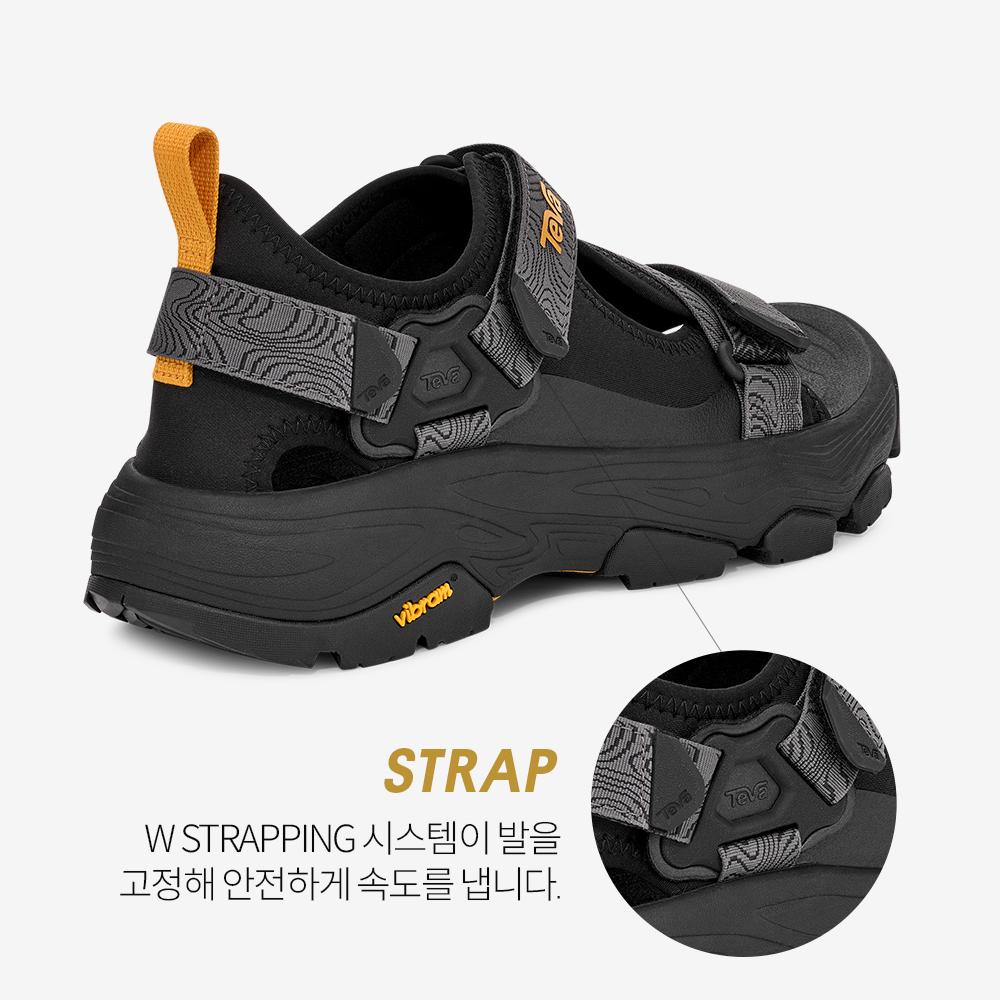 Teva Vibram Sole Men'S Grandview Max Sandals (Blk) Stvm2514770-Blk