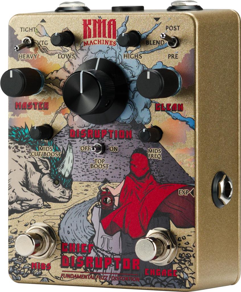 KMA Machines Chief Disruptor Pedal Fuzz/Distortion (Officially Imported)
