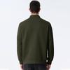 Men's Stand Up Collar Sweatshirt With  Zipper Casual Design