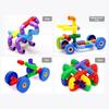 Non-Toxic 21-144 Pcs Pipe Building Block Run Race Bricks 3D Children Diy Assemble And Insert Toys With Blocks Educational Toy For Children