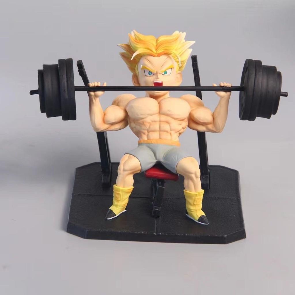 Drogan Boll Z Son Gohan Figure Gohan Fitness Anime Model Super Saiyan Action Figurine 11.5cm Pvc Statue Collection Model Toy