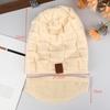 Warm Knitted Hat And Face Mask Set Winter Slouchy Beanie With Lightweight Warm Ear, Neck & Cheek Cover For Outdoor Sports