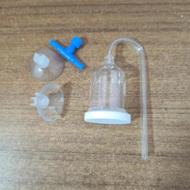 CO2 Diffuser for Aquarium Bubble Reactor CO2 System Atomizer for Fish Tank Live Plants Water Grass Grow Refiner with Suction Cup