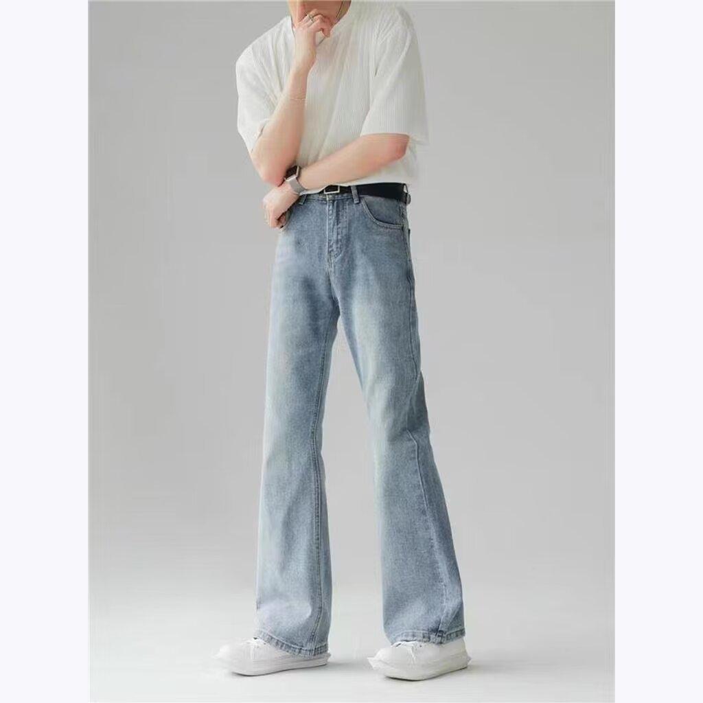 

Men s Retro Washed Flared Jeans - Spring Collection 3XL світло-синій колір