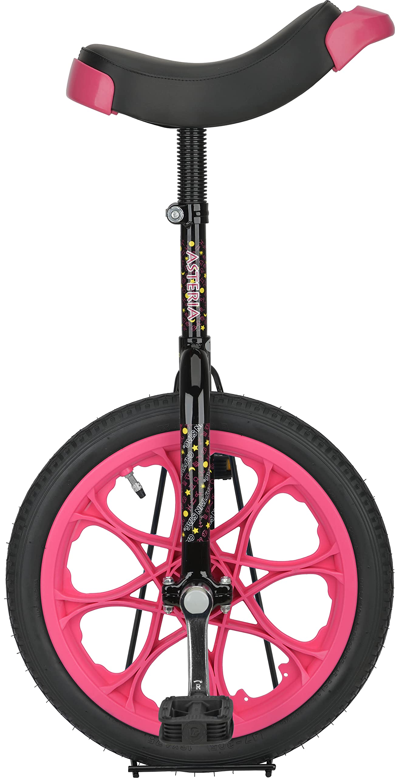 

CAPTAIN STAG Asteria Unicycle 16 Inches with Stand BlackPink YG-1342