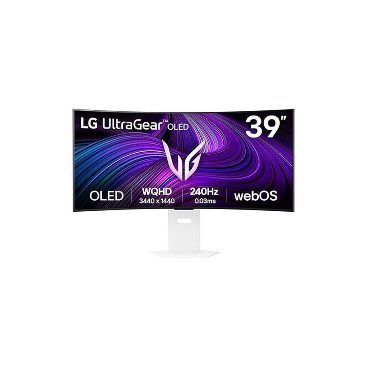 LG Ecran PC Gamer -  - 39 - WQHD - 240Hz - Dalle OLED - 0,03ms - Ajustable en hauteur - 39GX90SA-W