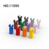 50pcsMOC Parts 11090 44873 Bar Holder with Clip Compatible Bricks DIY Assmble Building Blocks Puzzle Toy Gift Particle Kid