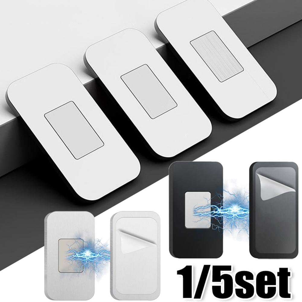 1/5set Magnetic Cabinet Catches Door Stop Self-Adhesive- Invisible Hidden- Magnets Closet Furniture Cupboard Drawer Closer